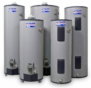 Sample water tanks for water heater installation and repair